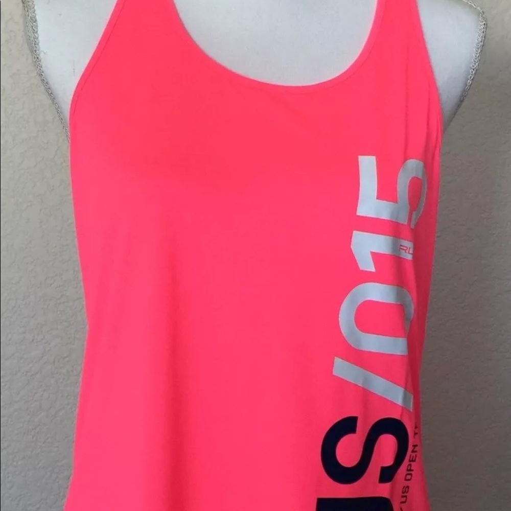 POLO Ralph Lauren US OPEN Neon Tank Top Sz…